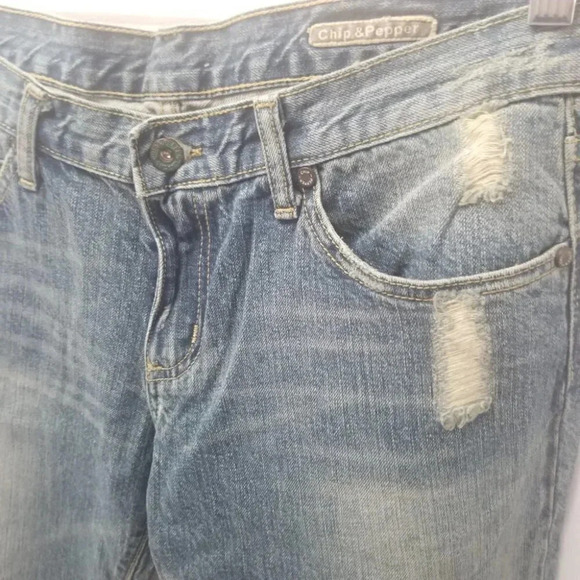 Vintage Chip & Pepper 90's Embroidered "Road To Nirvana" Flare Jeans 31 - Picture 7 of 12